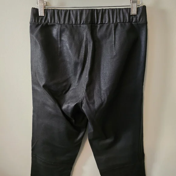 Theory Adbelle Lambskin Skinny Legging Black - Picture 3 of 7